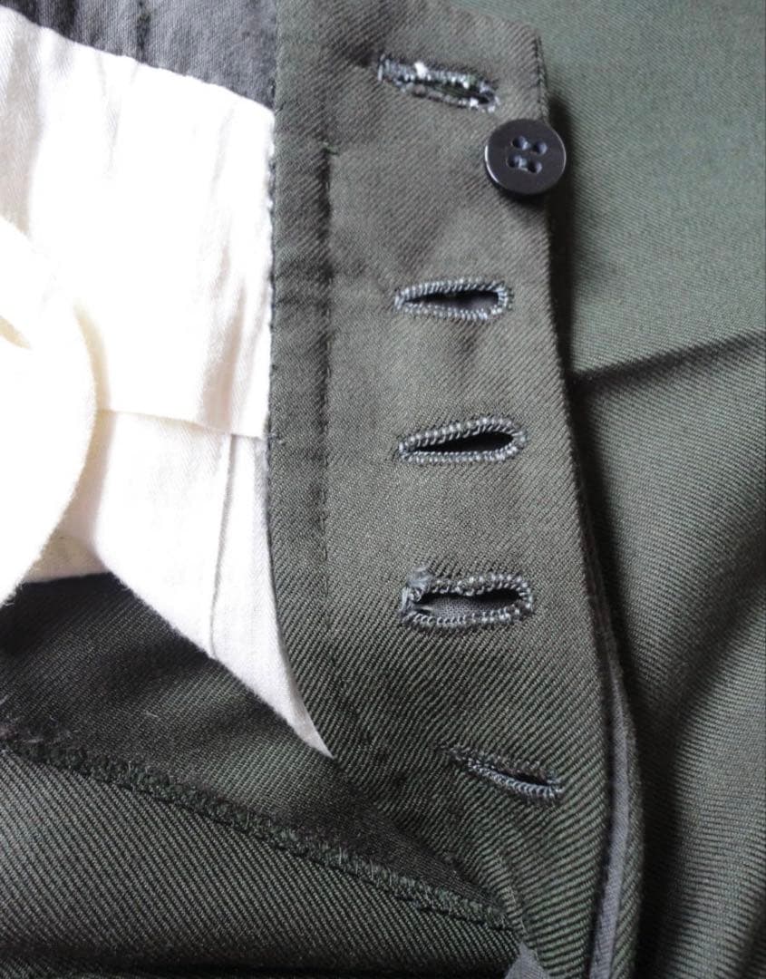 貴重 sartoria pirozzi ビスポーク ベルトレス スラックス