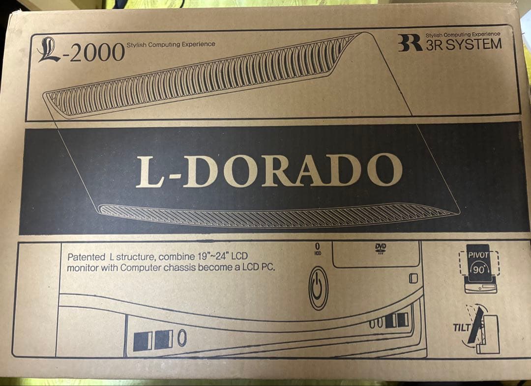 新品3R SYSTEM Ldorado L-2000モニター取付可能なPCケース