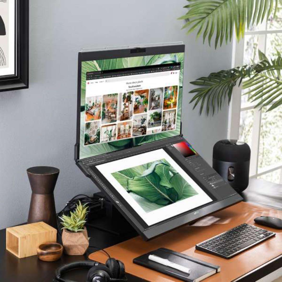 GEMINOS X 折りたたみ式デュタル 2x 24インチ WQHD モニター