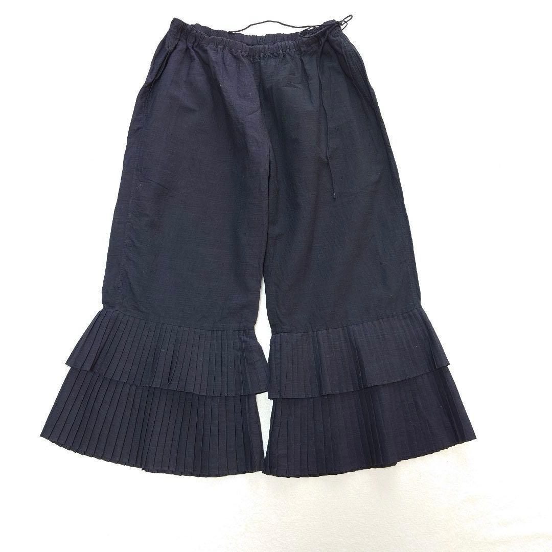 試着のみ 45R インドカディのプリーツフリルラッパーパンツ 45rpm