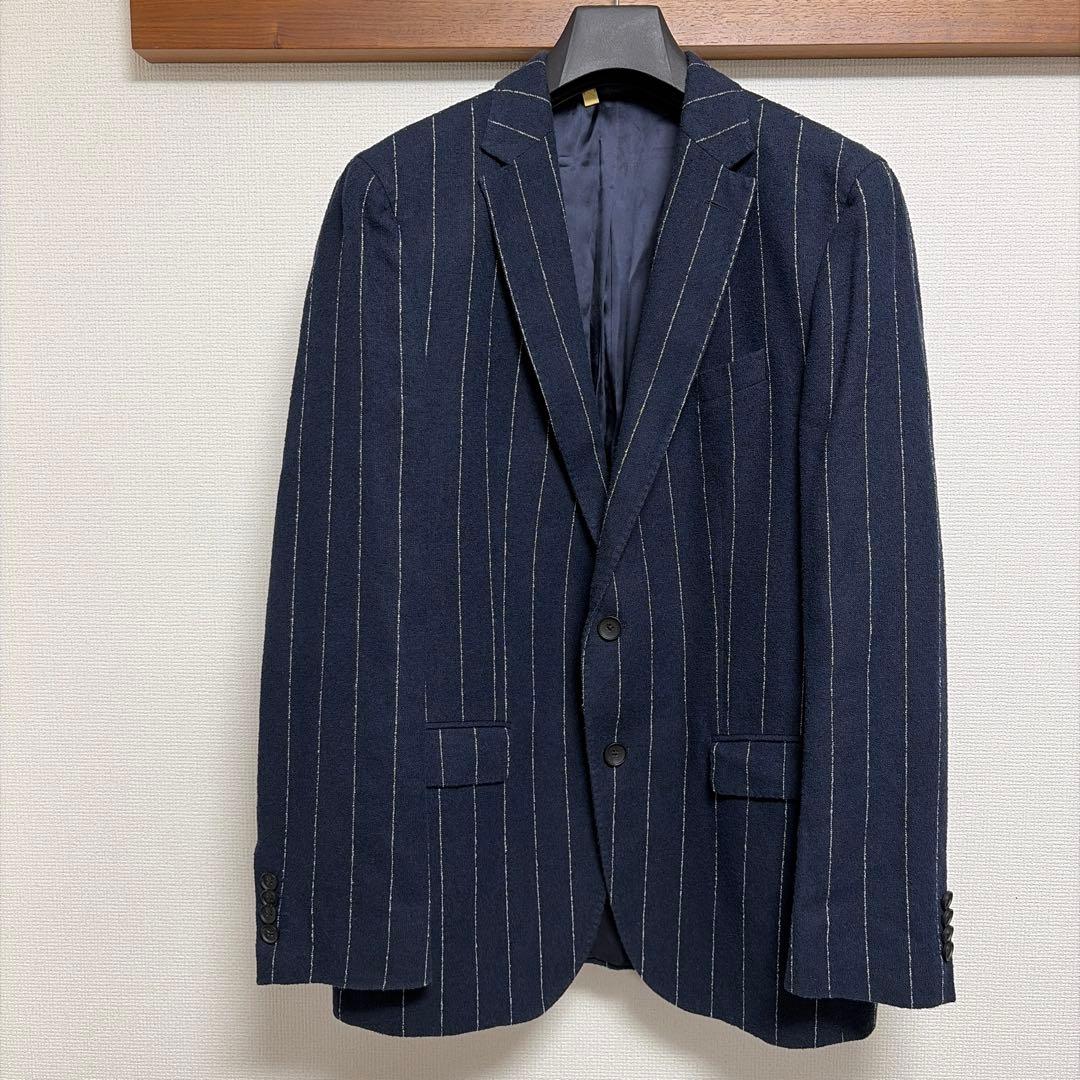 HUGO BOSS【ヒューゴ ボス】ストライプ柄 セットアップ パイル生地