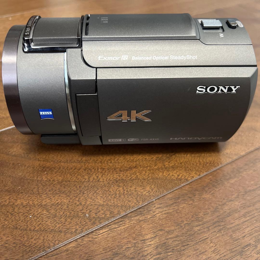 SONY FDR-AX45 4Kビデオカメラ一式とケース付き