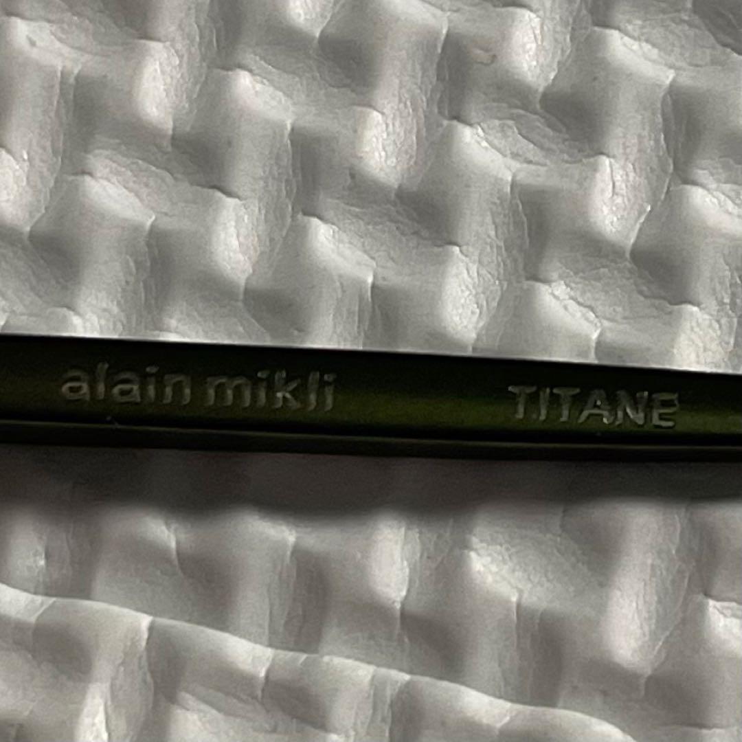 美品 00s archive アランミクリ チタン サングラス バネ蝶番 Y2K