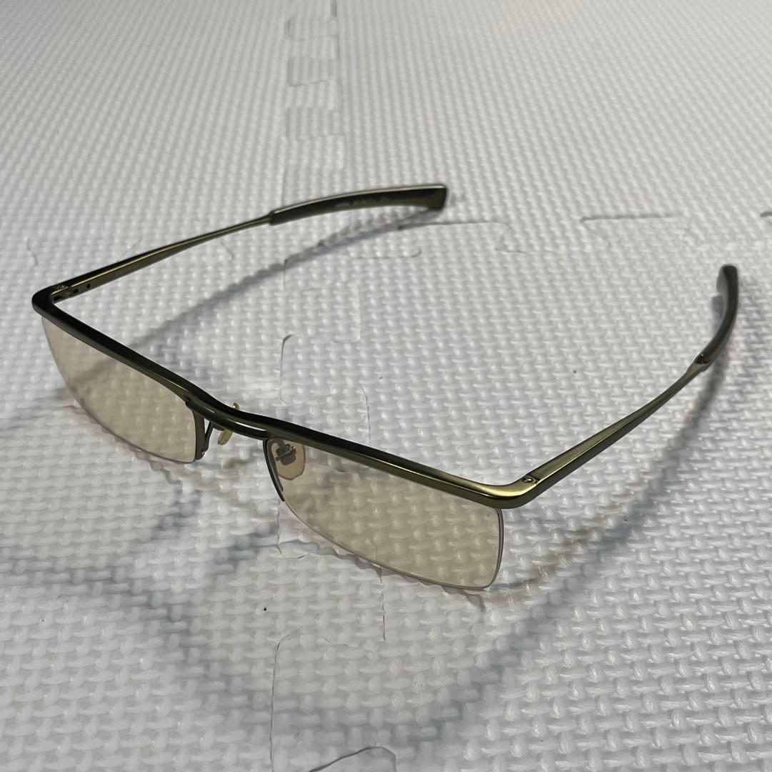 美品 00s archive アランミクリ チタン サングラス バネ蝶番 Y2K