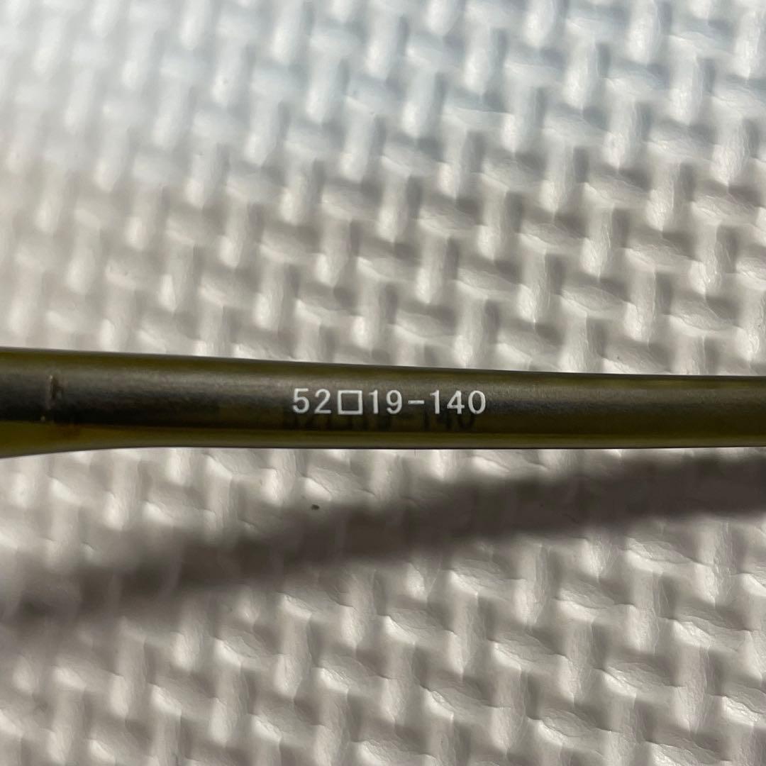 美品 00s archive アランミクリ チタン サングラス バネ蝶番 Y2K