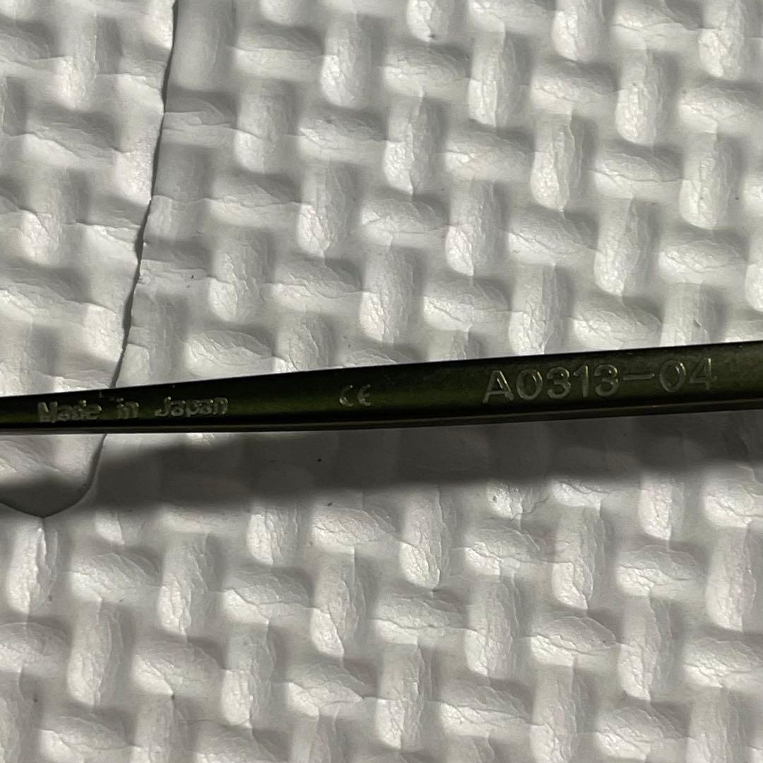 美品 00s archive アランミクリ チタン サングラス バネ蝶番 Y2K