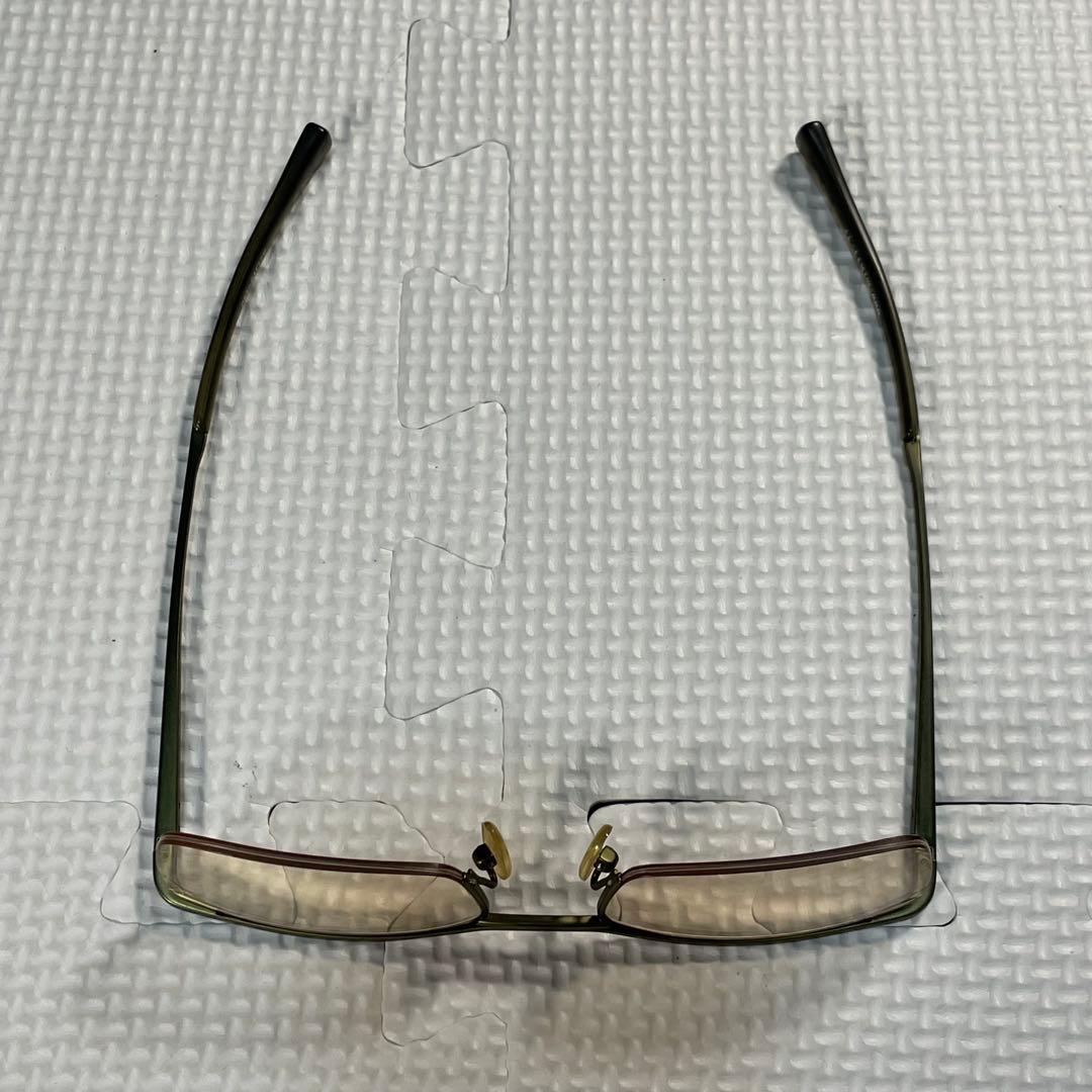 美品 00s archive アランミクリ チタン サングラス バネ蝶番 Y2K