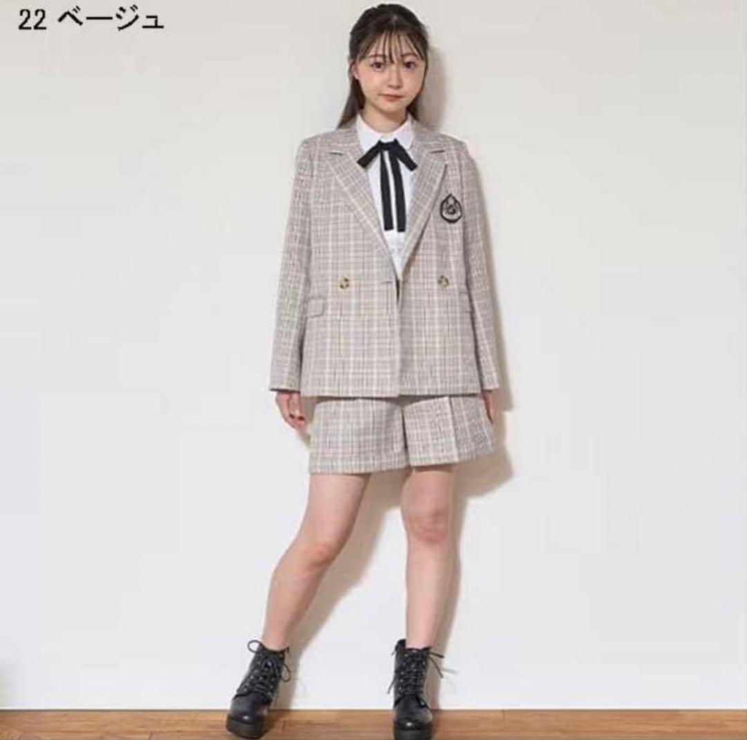 人気 美品 ラブトキシック 卒服 ベージュ セットアップ L 3点セット 女の子