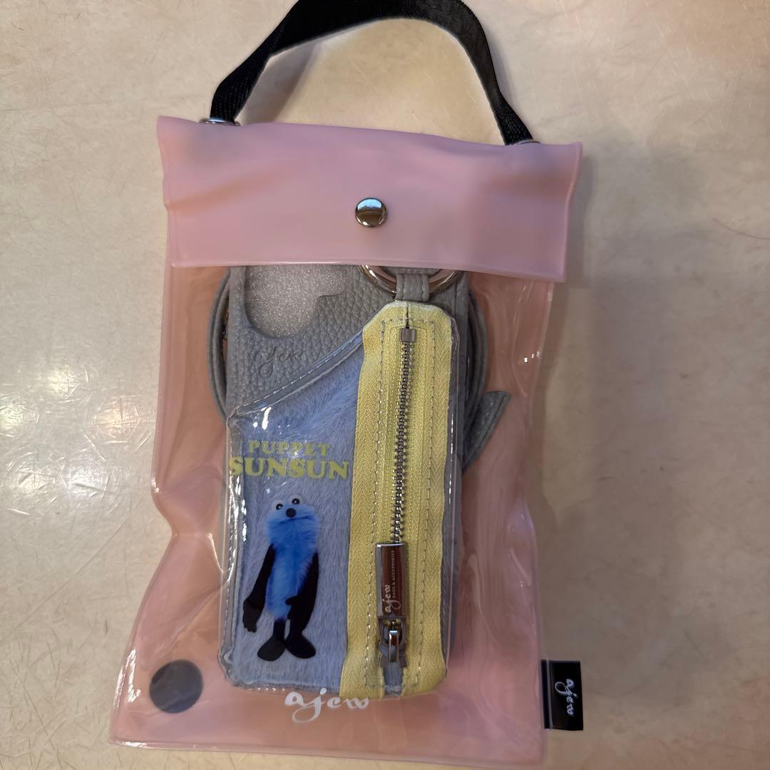 Puppet Sunsun iPhone16ケース グレー