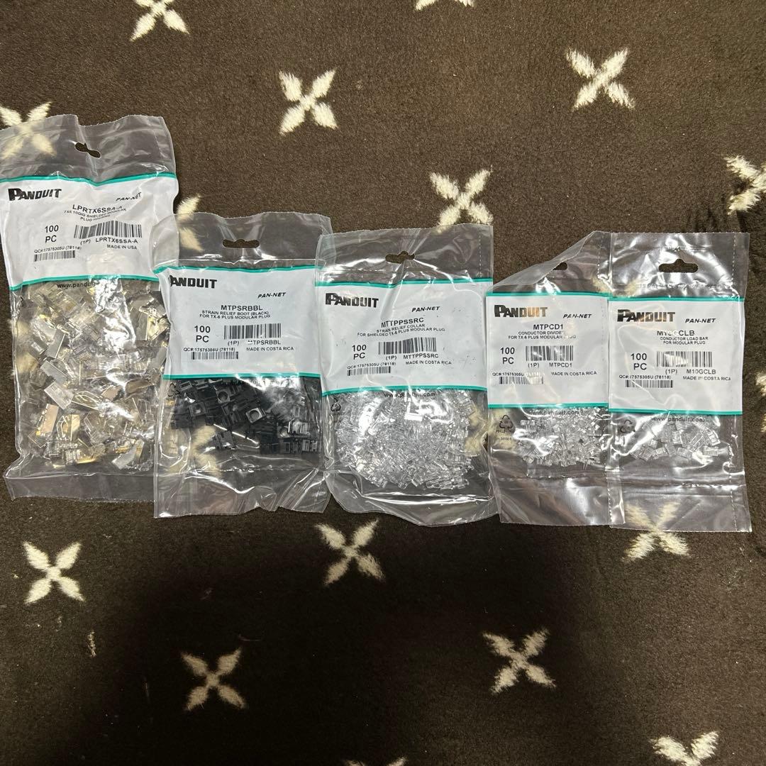 PANDUIT SPS-6X88-C CAT6AシールドモジュラープラグRJ45