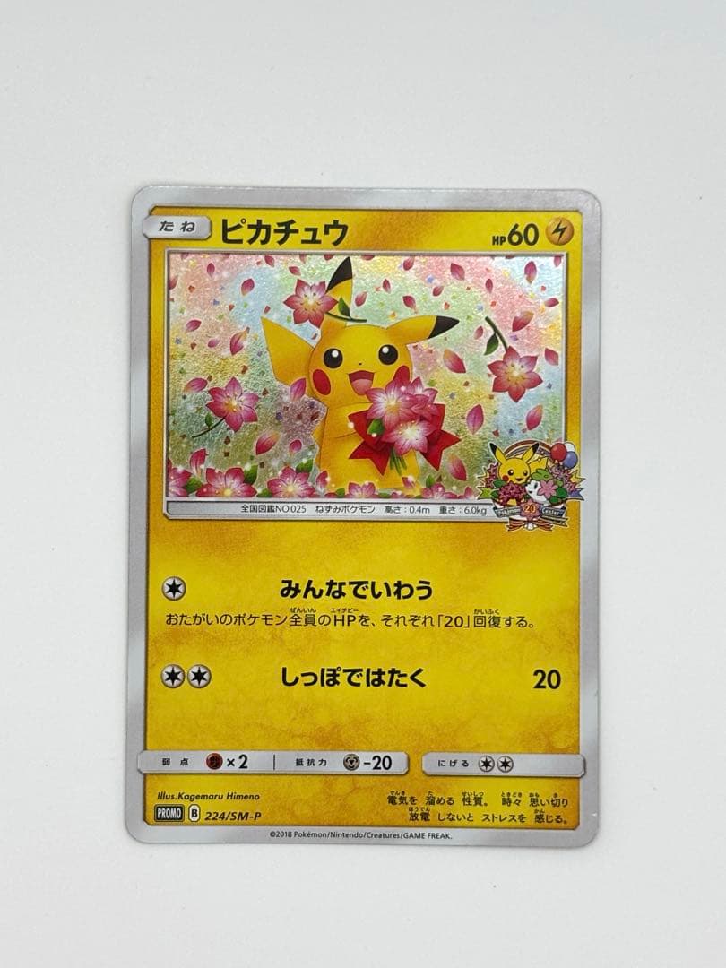 ピカチュウ 224/SM-P みんなでいわう プロモ