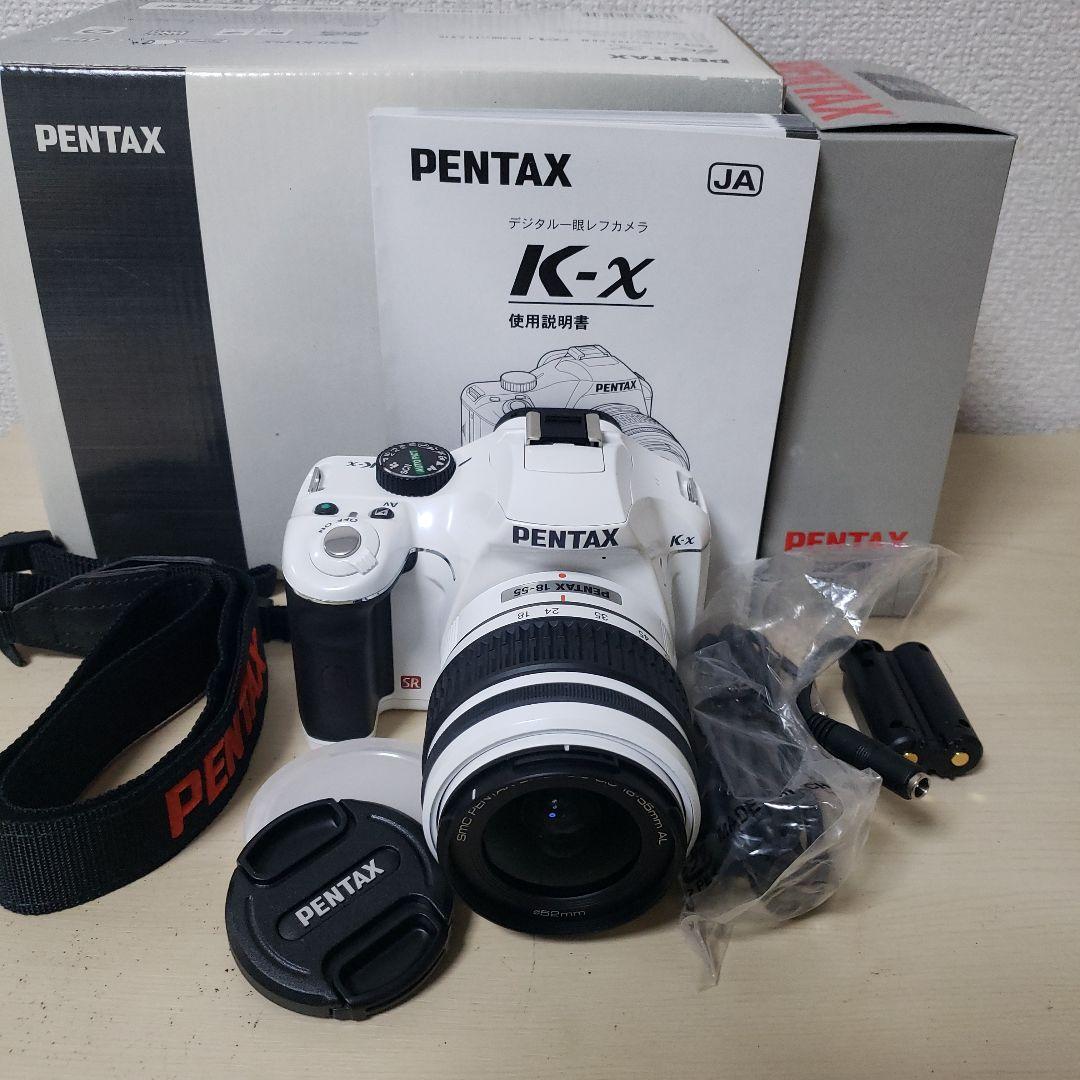 ★美品★　PENTAX デジタル一眼レフカメラ K-x 標準レンズキット