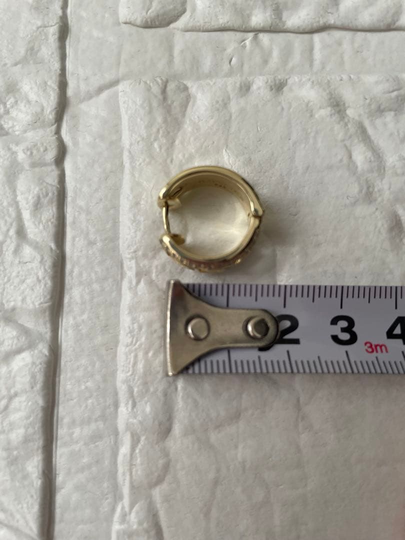 KINGICE キングアイスリング ピアス ゴールド