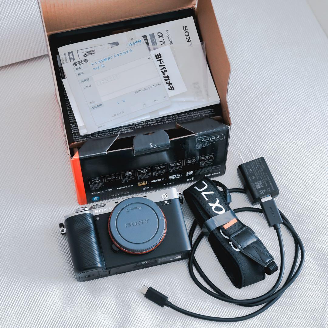 シャッター回数4800 SONY α7C ミラーレス一眼 本体