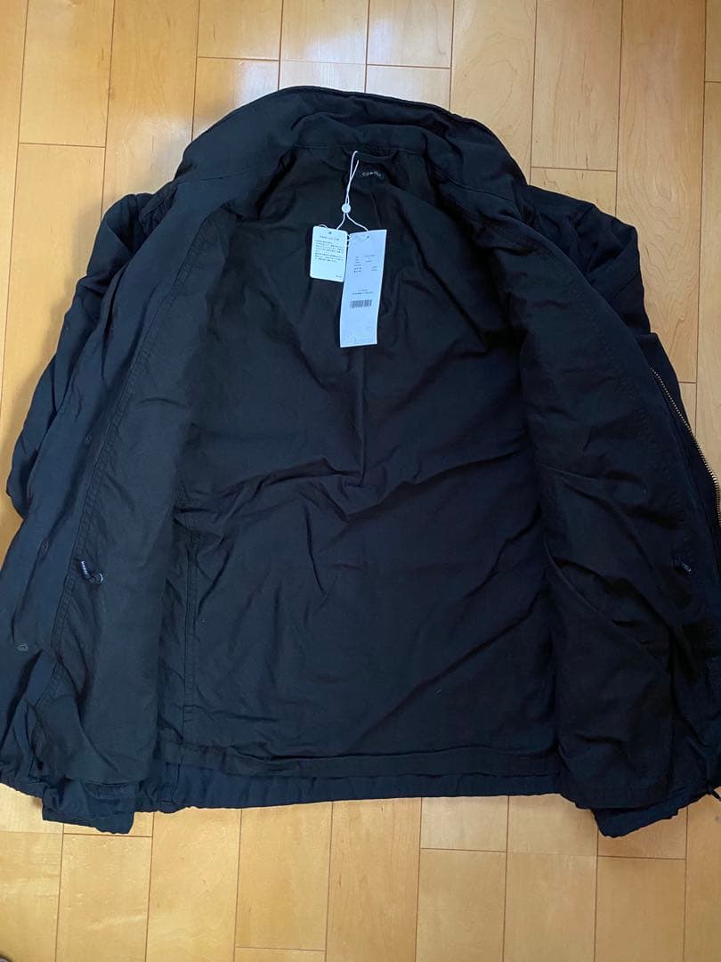 COMOLI、25AW、製品染M65ジャケット 、サイズ2、ブラック
