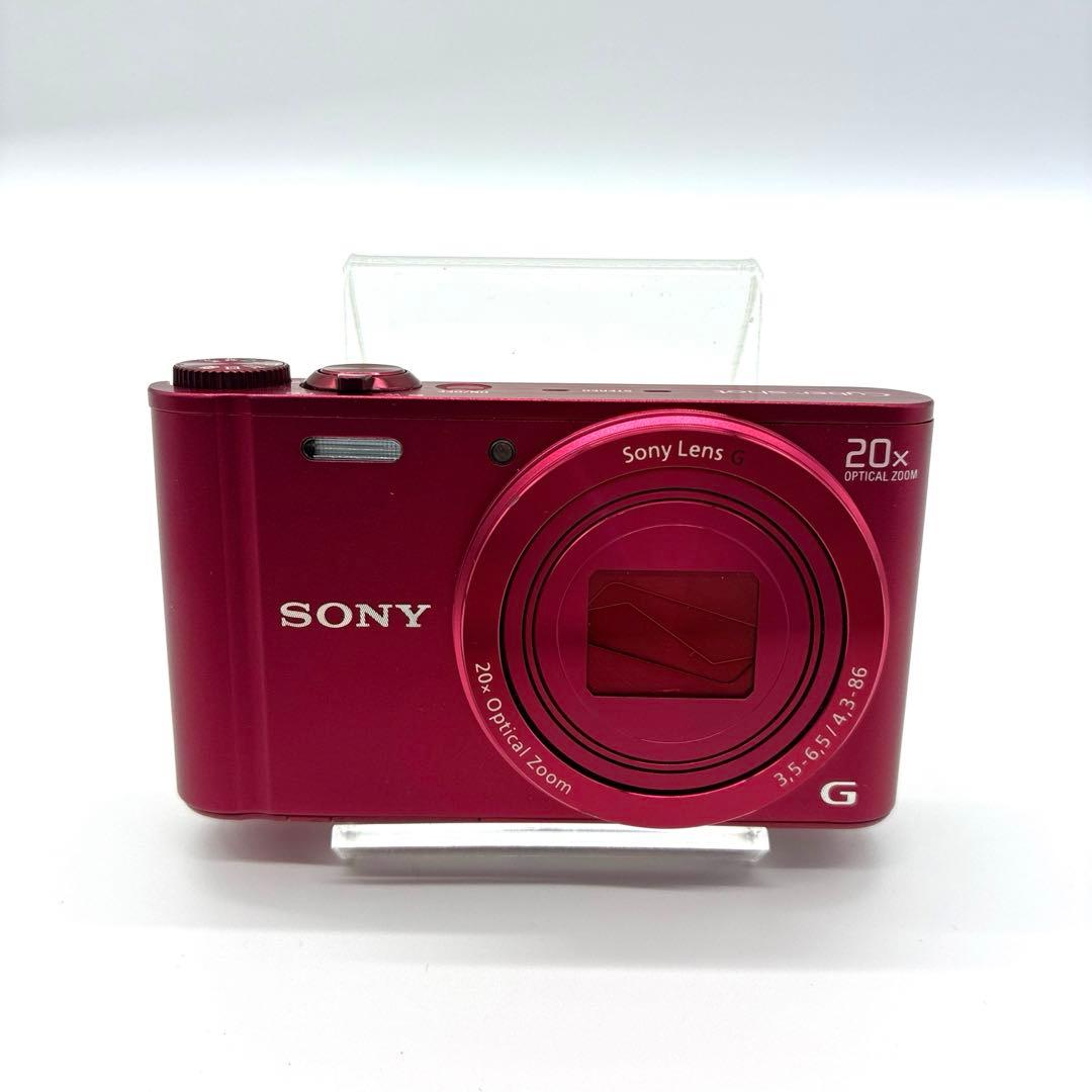 Wi-Fi搭載　SONY DSC-WX300 レッド 美品 動作確認済み