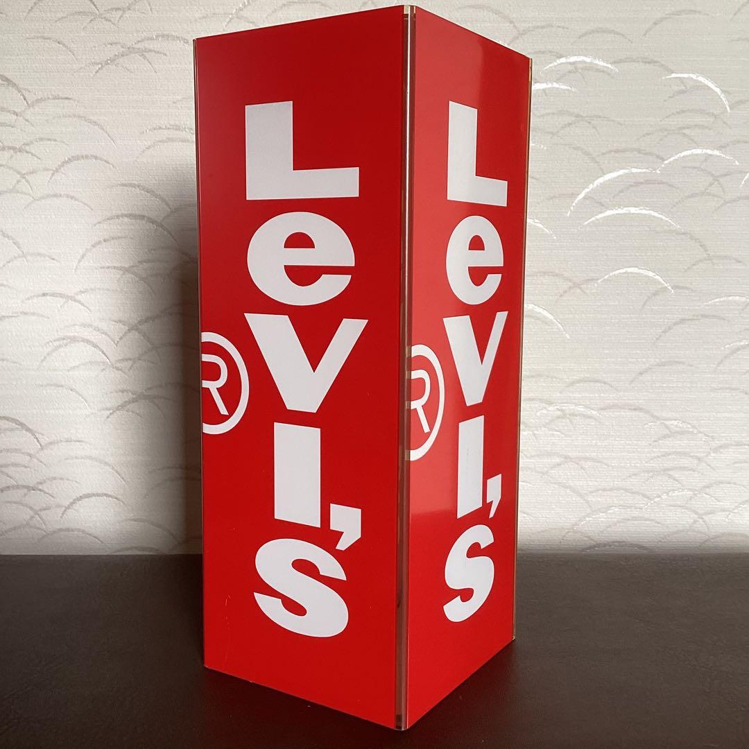 リーバイス　Levi'sアクリル4面看板〈高さ25.5cm〉