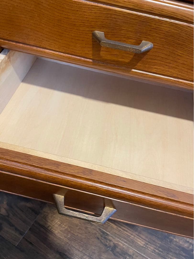 KARIMOKU カリモク　アンティーク　チェスト　5段　サイドキャビネット