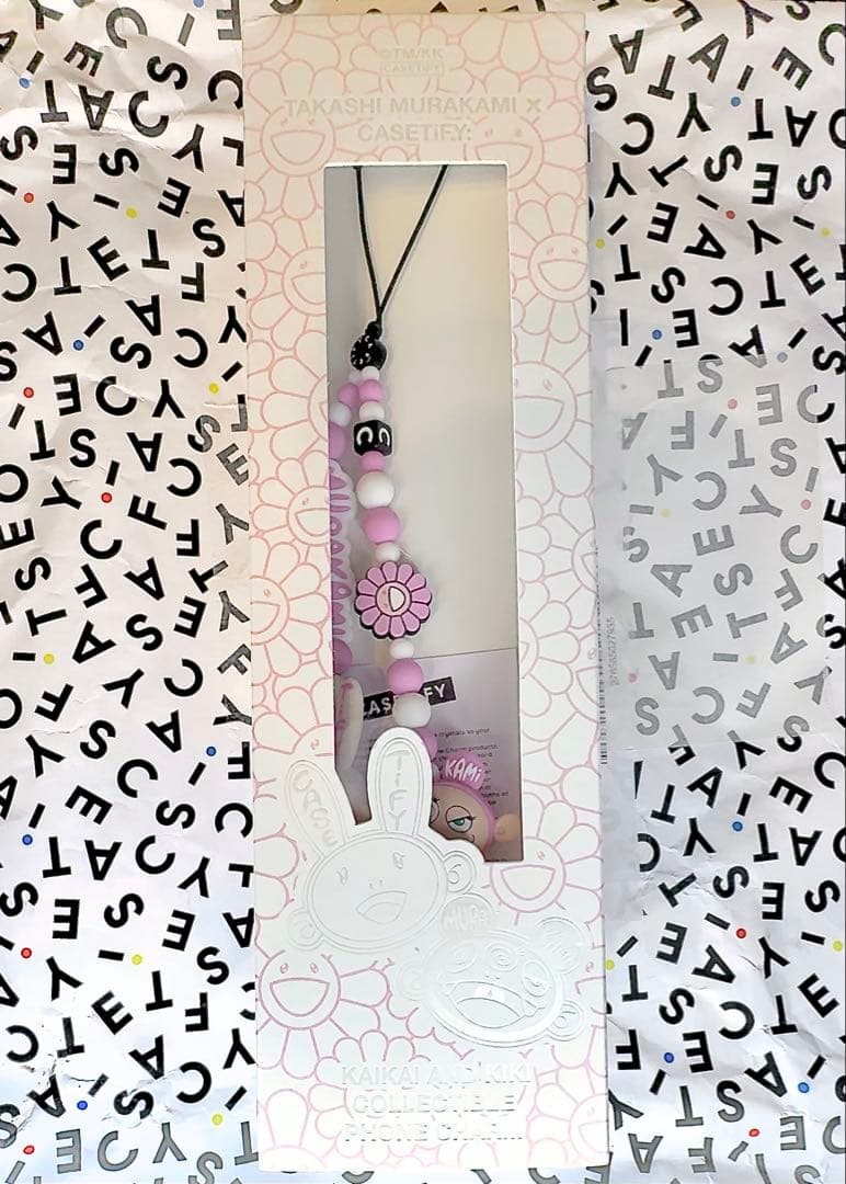 村上隆カイカイキキ iPhone16Proケース＆ストラップ&スマホフィギュア