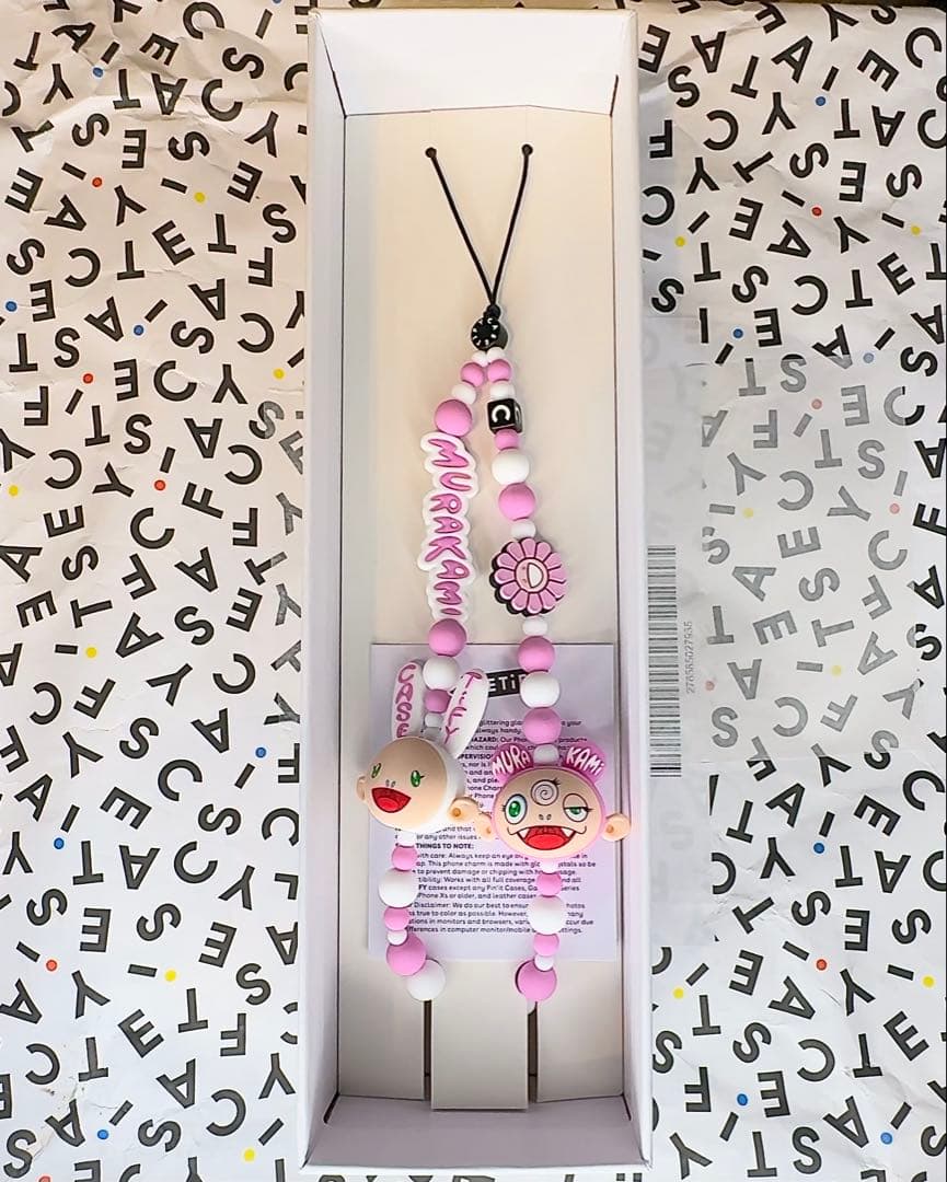 村上隆カイカイキキ iPhone16Proケース＆ストラップ&スマホフィギュア