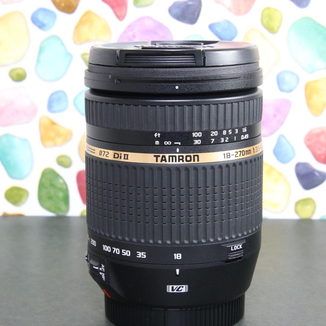 ♥︎◇手振れ補正 ◇神レンズ♪ ◇TAMRON 18-270mm VC Canon