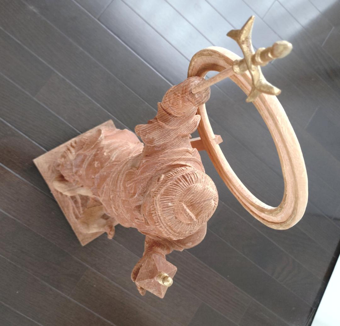 毘沙門天　一木造　 約68cm