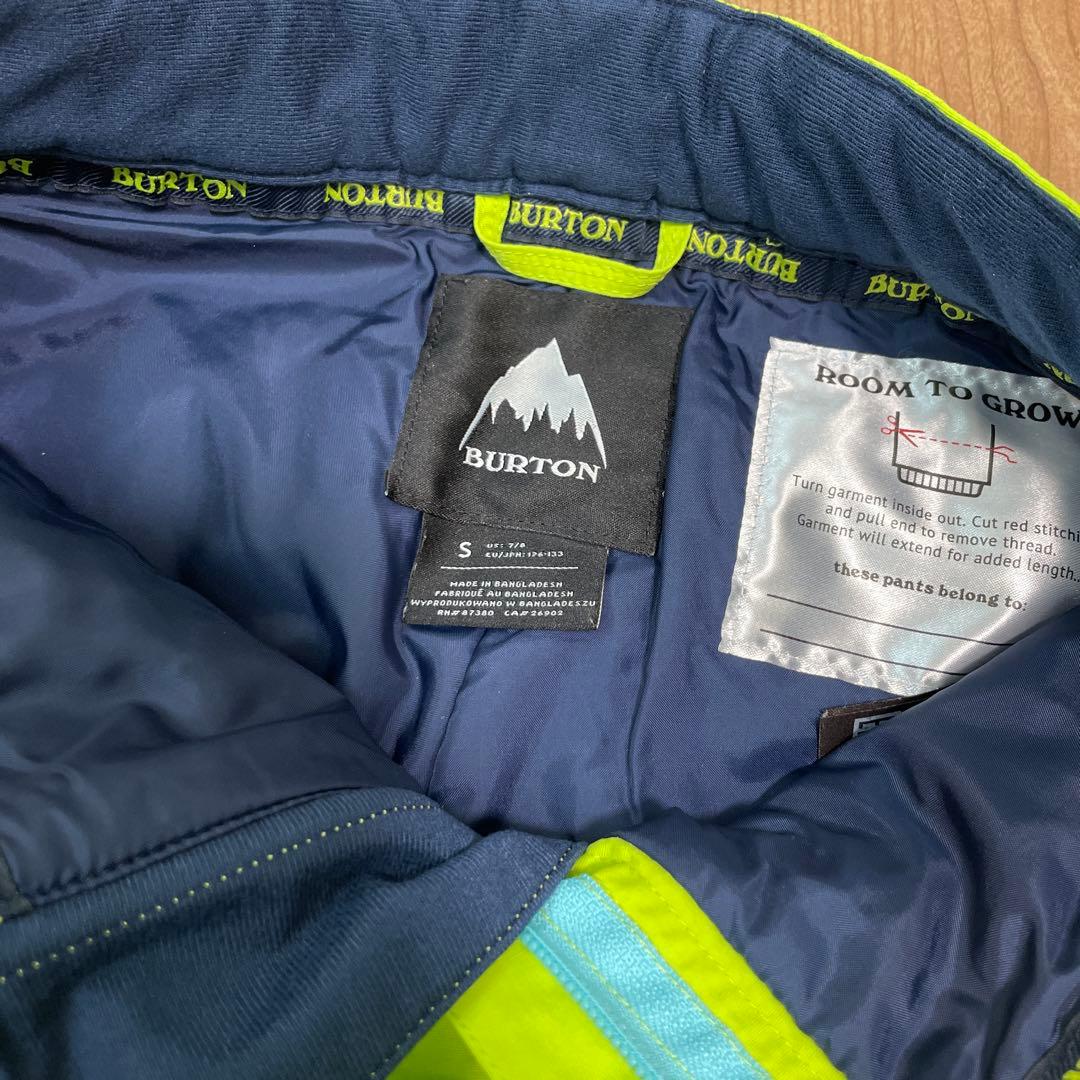 BURTON 子ども用スノーボードウェア ネイビー/ライム　120センチ