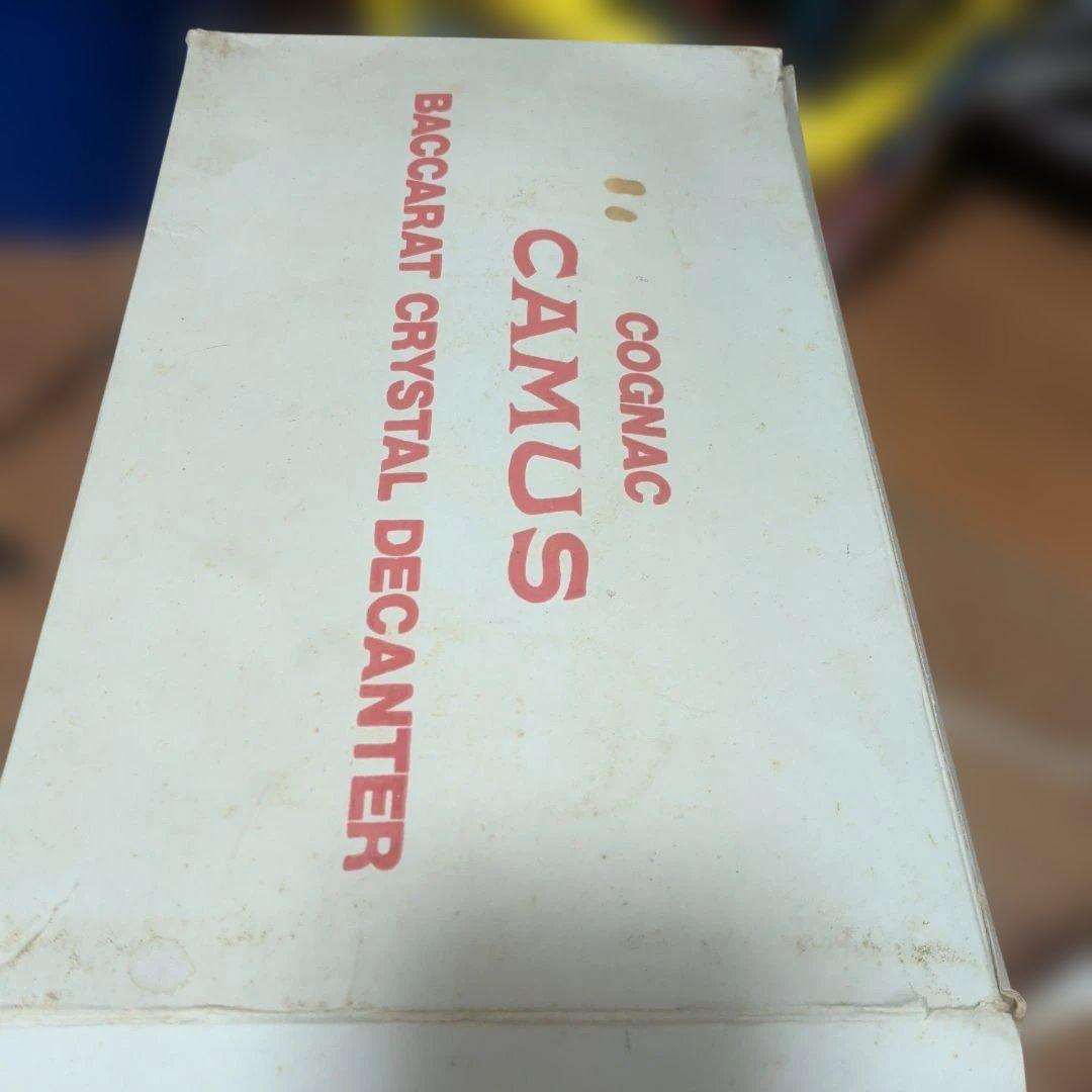 ウイスキー CAMUS BACCARAT CRYSTAL DECANTER