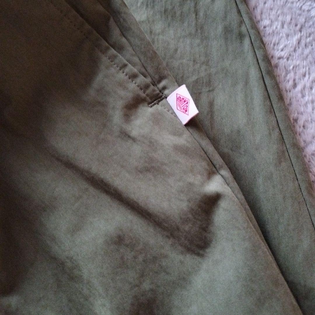 DANTONツイルイージーパンツオリーブ ワイドパンツ新品カーキダントン