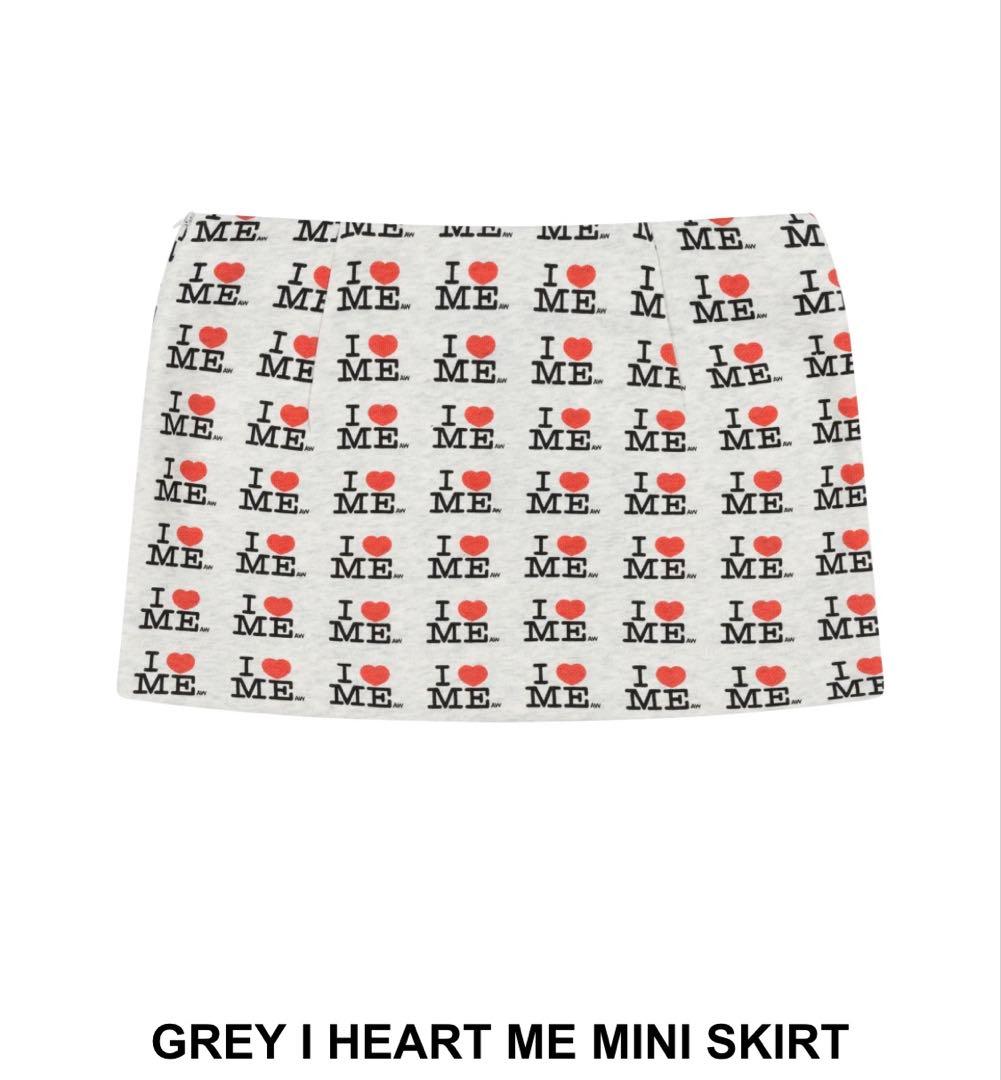 ASHLEY WILLIAMS I HEART ME ミニスカートGray