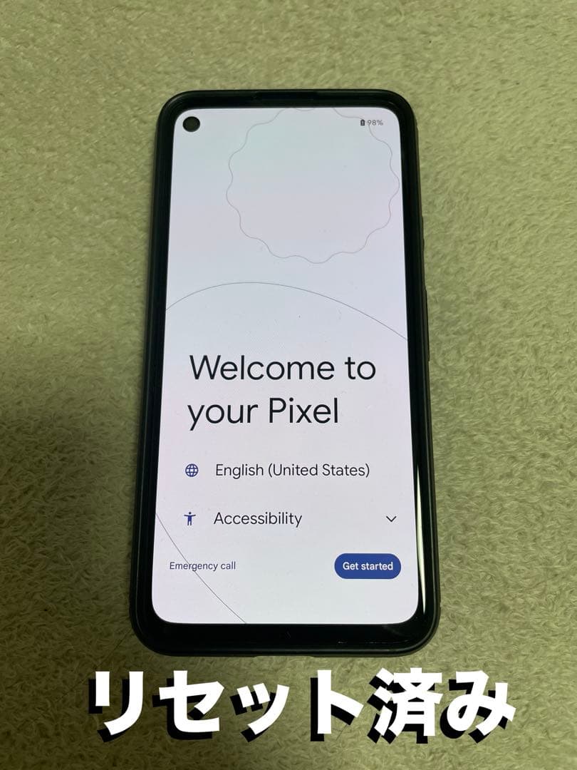 Google Pixel4a 本体(simフリー) ケース付き