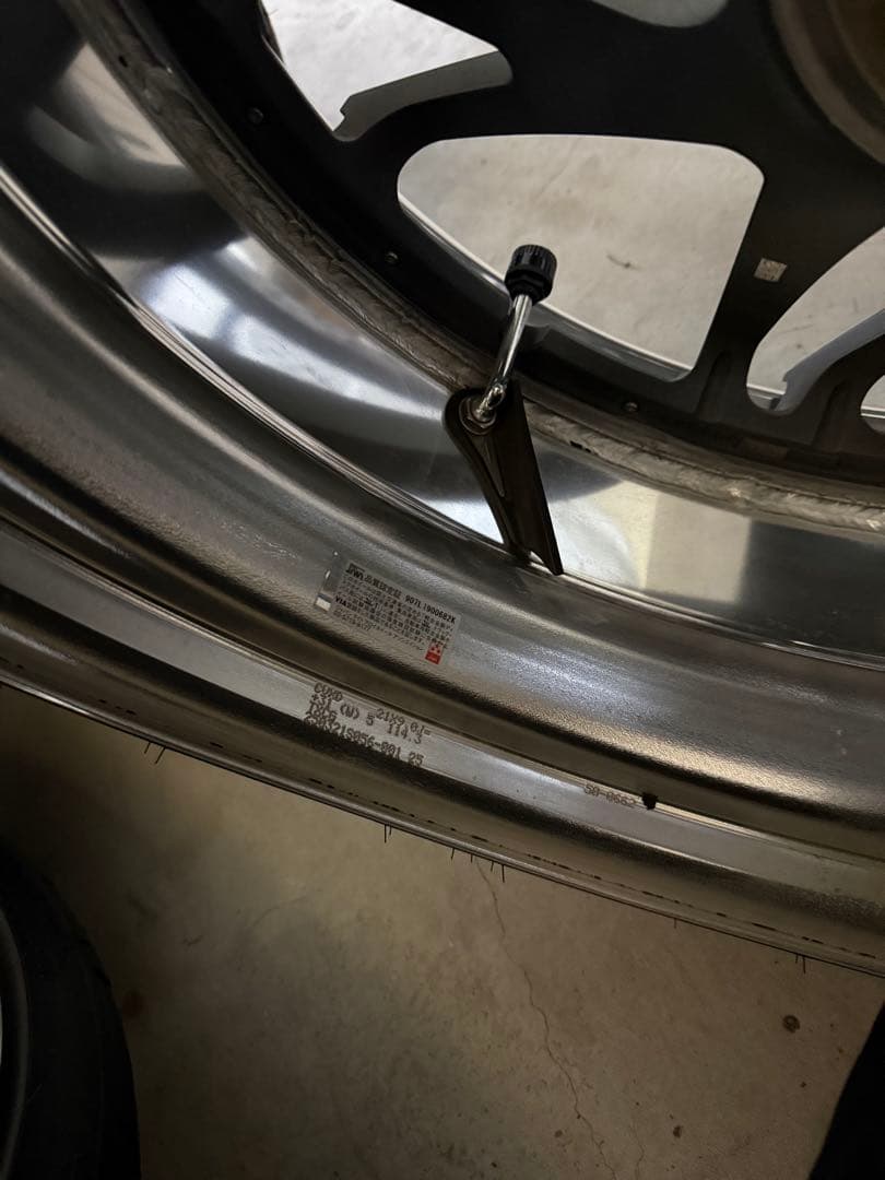 こっこ　21インチ ワークcvx フルリバースリム　カスタムディスク