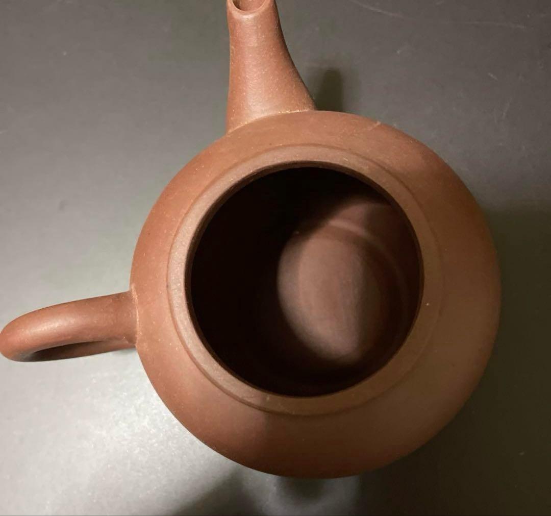 中国宜興　朱泥急須　紫泥　茶道具　横幅10.5センチm8