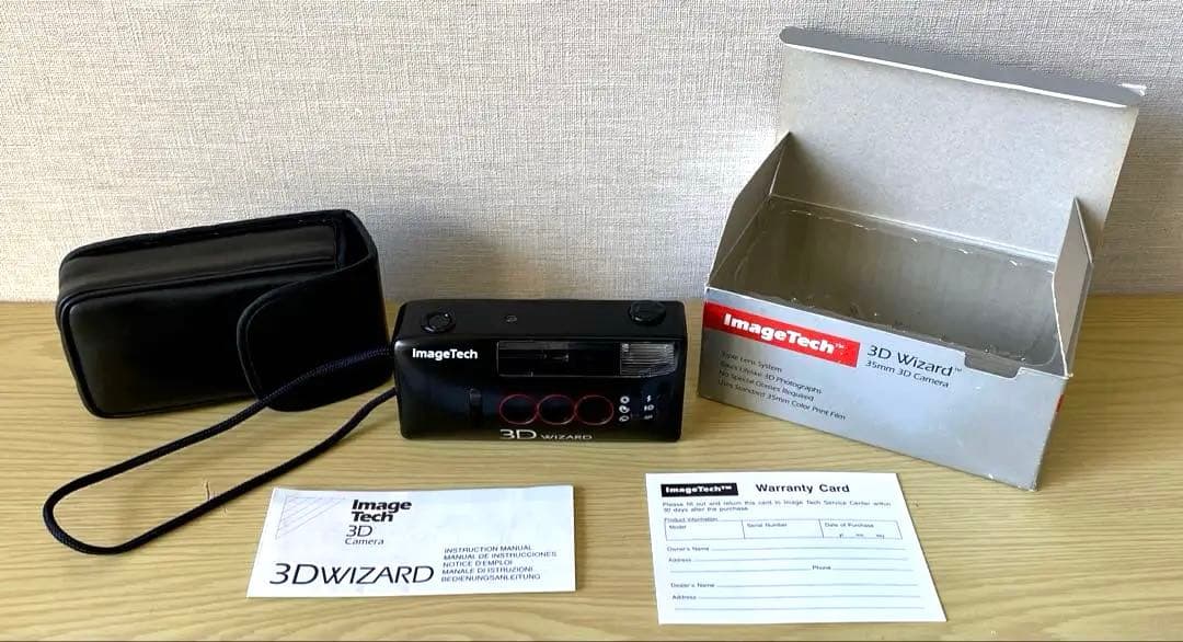 未使用　ImageTech 3D Wizard 35mm 3D フィルム　カメラ