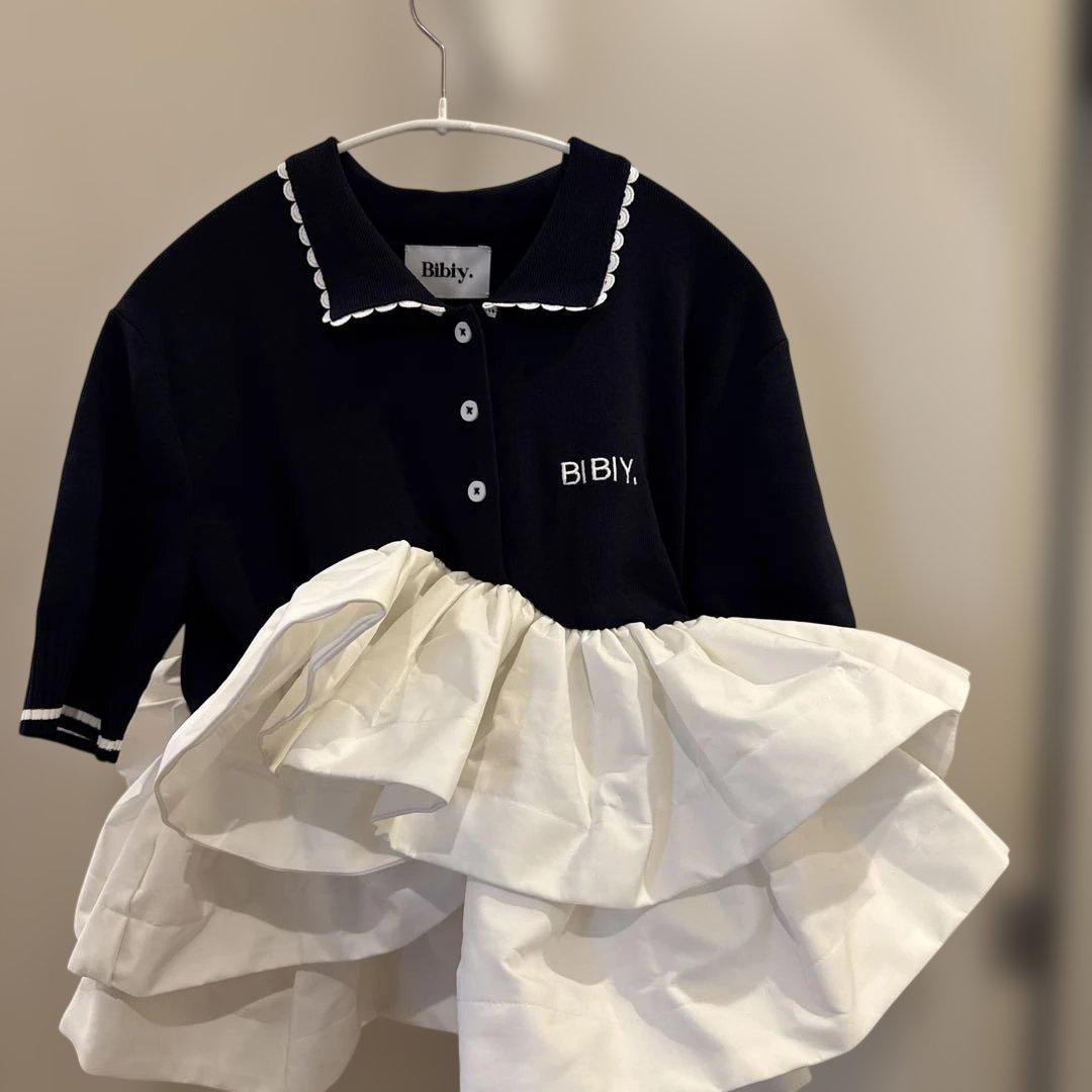 bibiy. ペプラム　トップス　ニット　BIBIY.