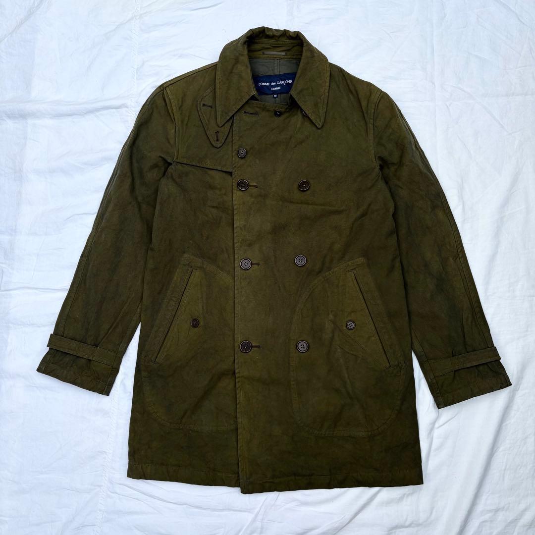COMME des GARCONS ダブル　コート　AD2004 コットン