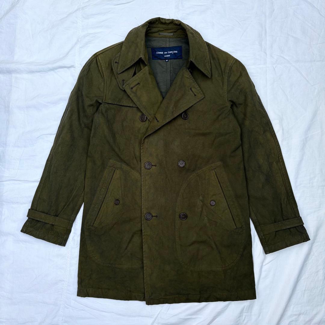 COMME des GARCONS ダブル　コート　AD2004 コットン