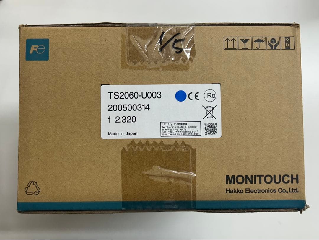 プログラマブル表示器　MONITOUCH TS2060 U003 発紘電機