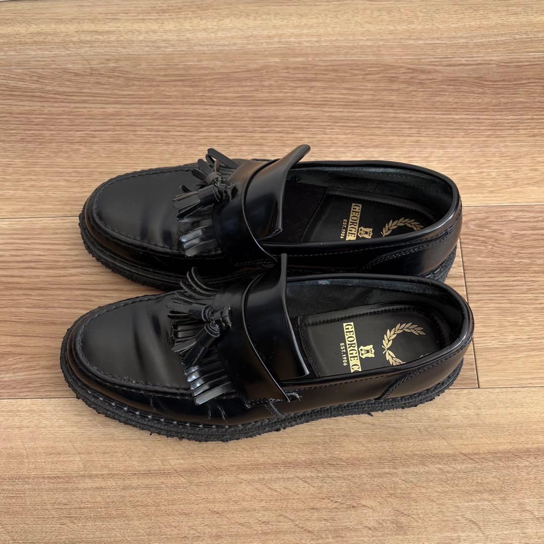 靴 e Cox Tassel Loafer Leather UK7