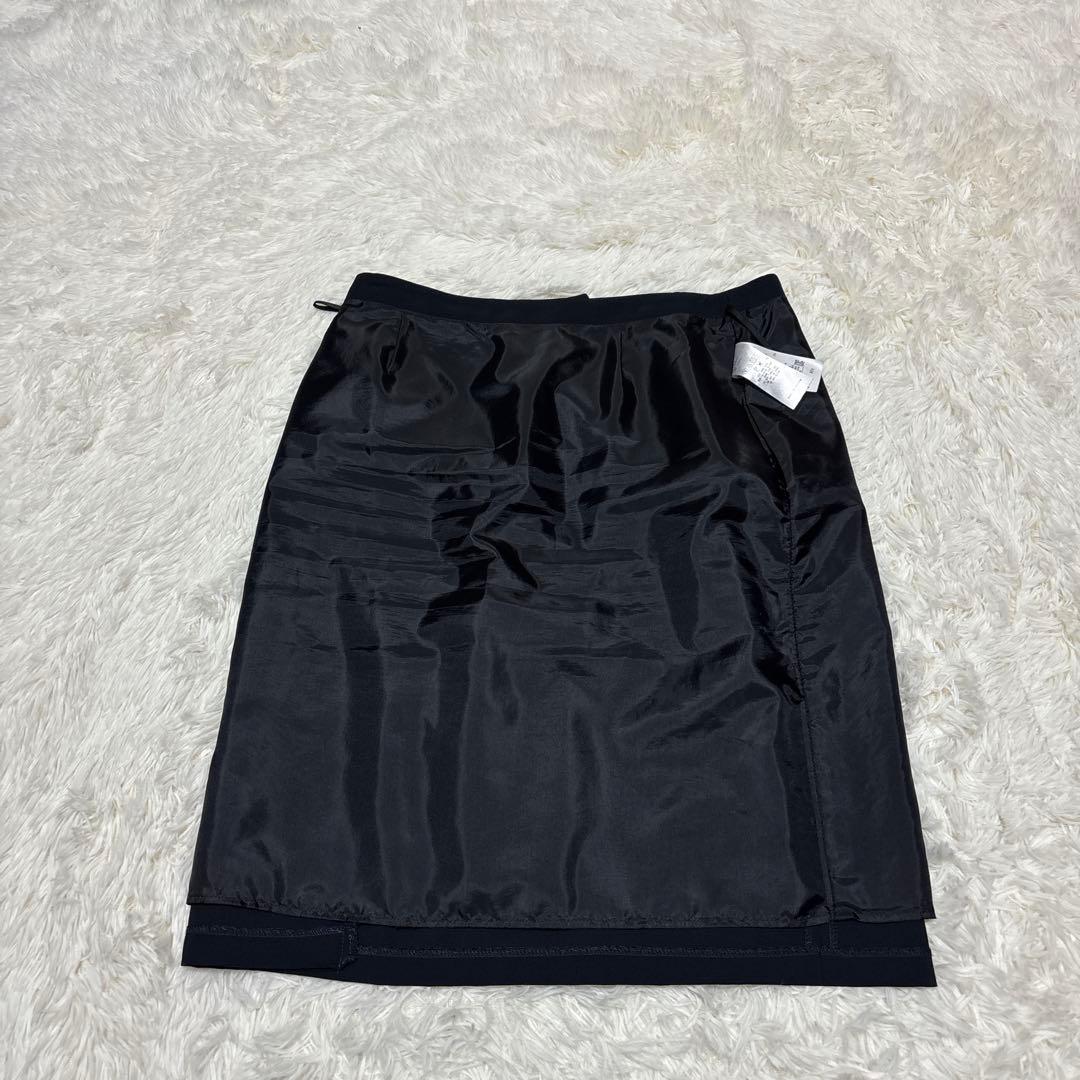 【極美品】　23区　セットアップ　スーツ　ノーカラー　濃紺　40　Lサイズ相当