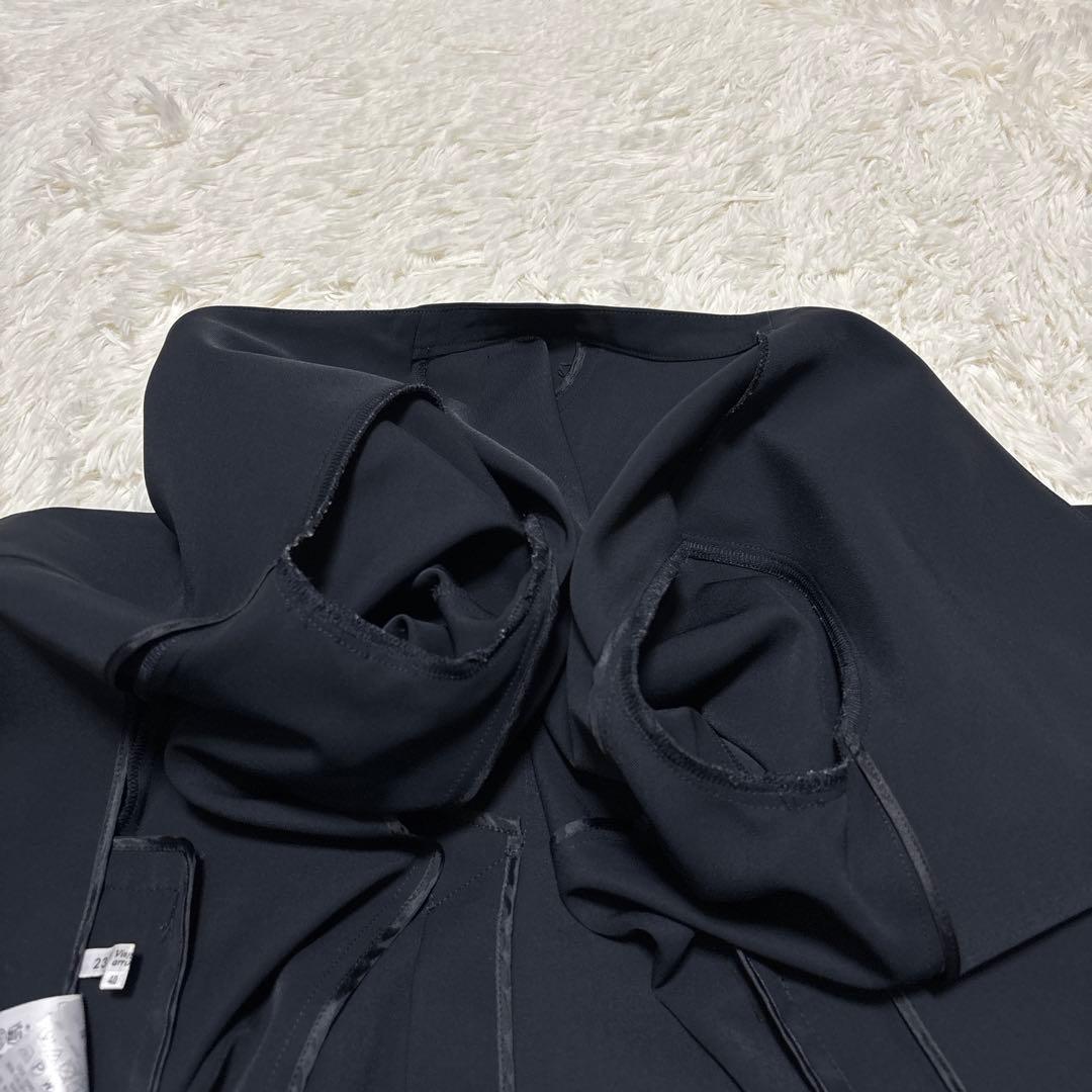 【極美品】　23区　セットアップ　スーツ　ノーカラー　濃紺　40　Lサイズ相当