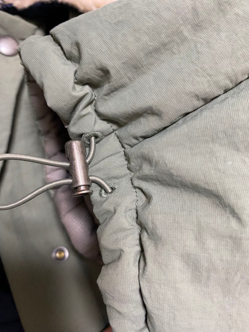 crie confortoリバーシブルバイカラー中綿コートMロングコート