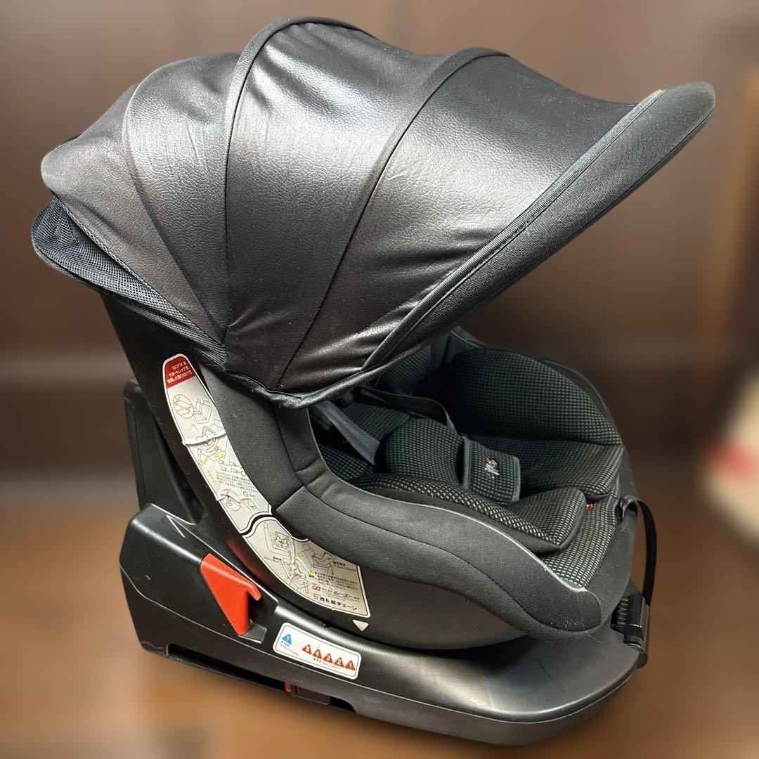 【美品】マムズキャリー　ISOFIX B-900 ターン・レジェFIX グレー