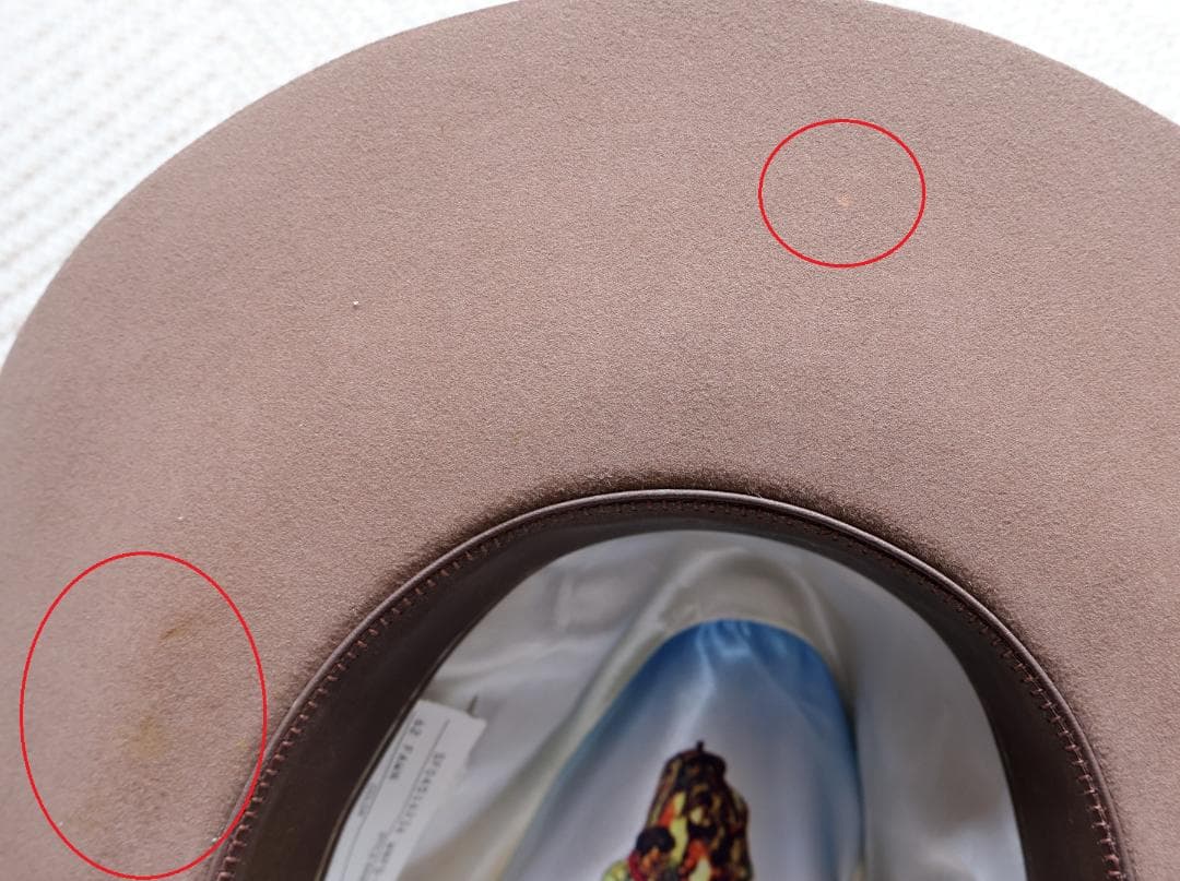 【値下げしました】STETSON ウールハット 7-1/8 Fawn