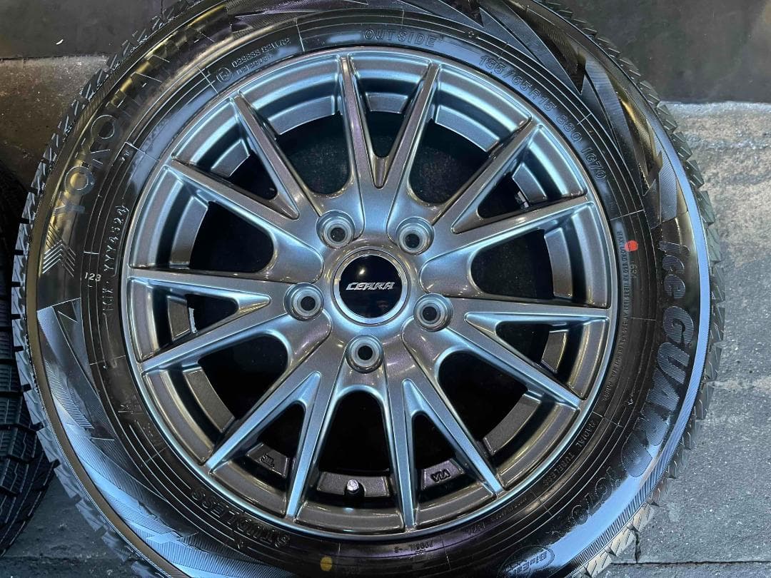 バリ溝スタッドレス 5穴 ホンダ フリード全般 185/65R15 CEARA