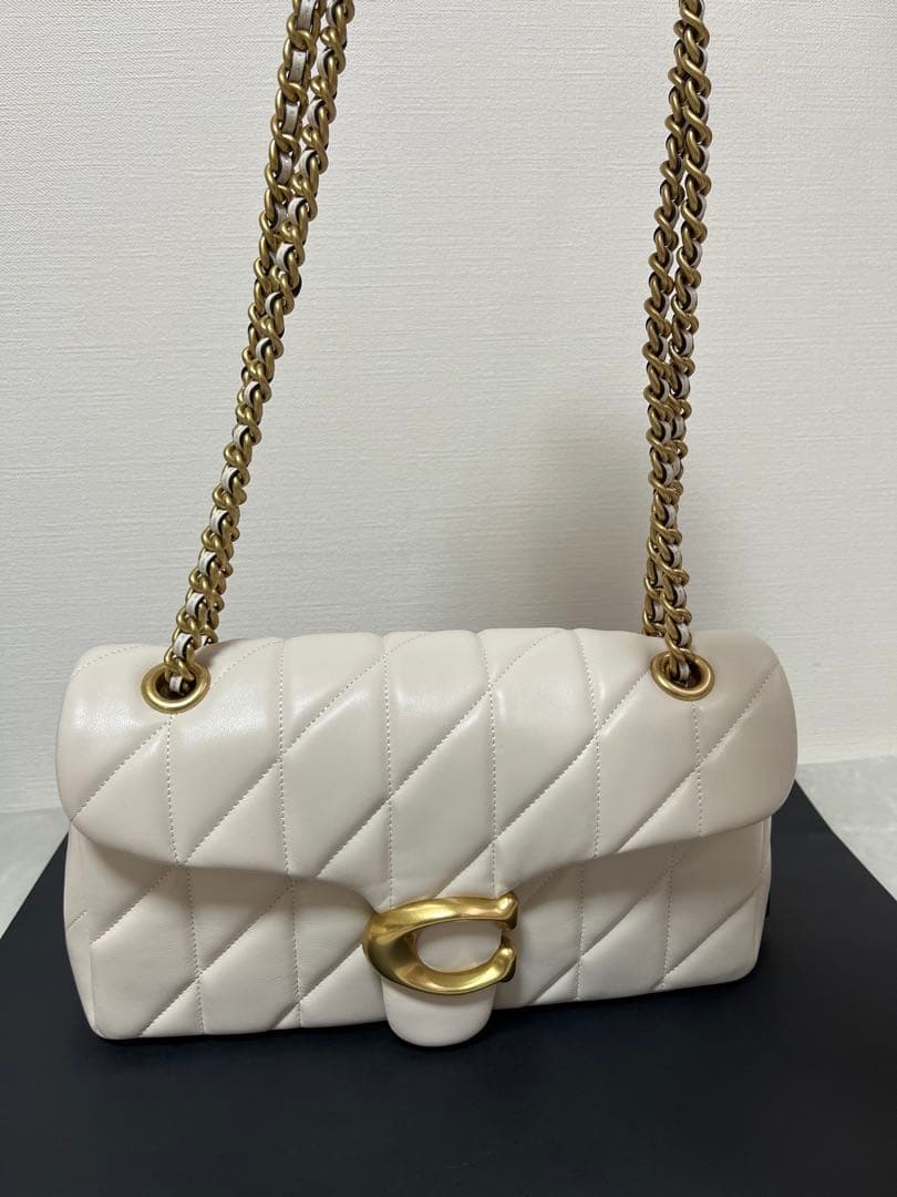 【極美品】★coach★タビーショルダーバッグ26 キルティング　CP-150