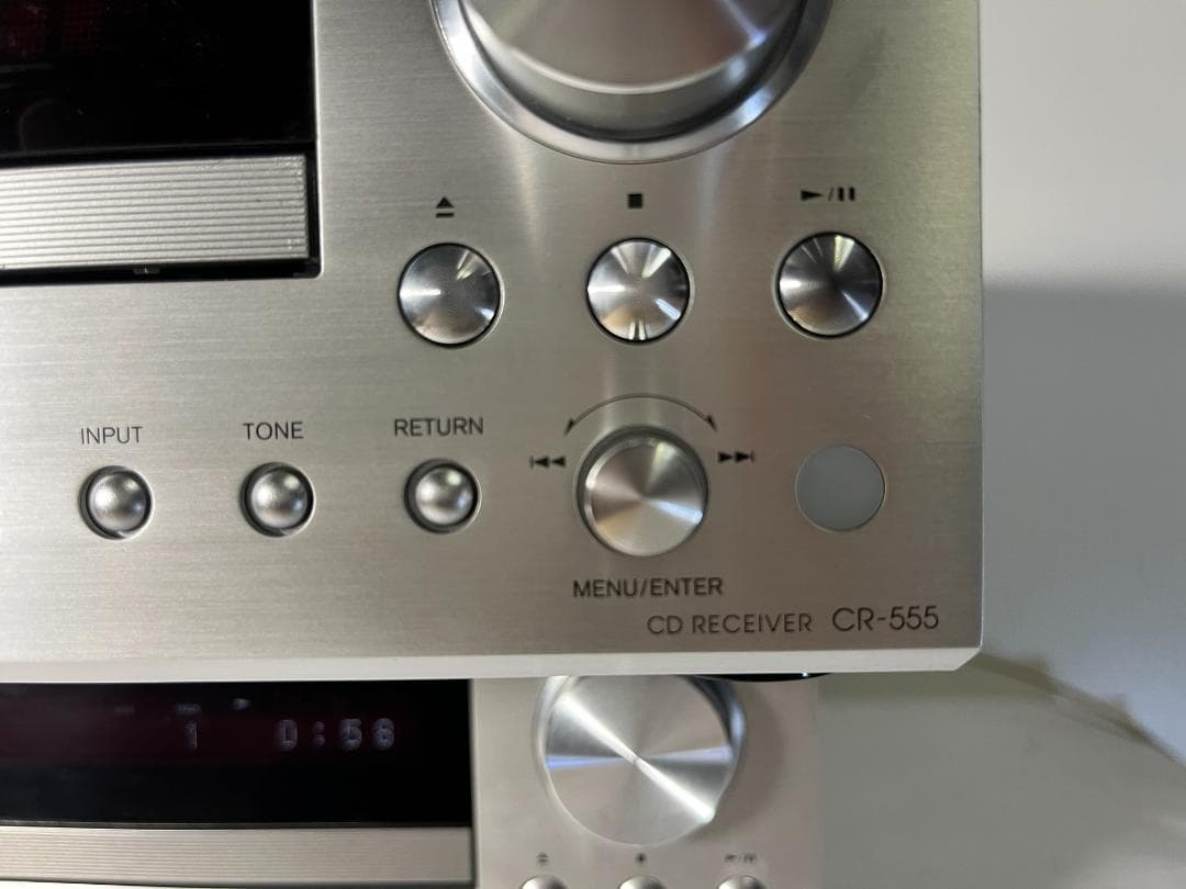 ONKYO オンキョー CR-555 CDレシバーアンプ/本体のみ中古品⑤