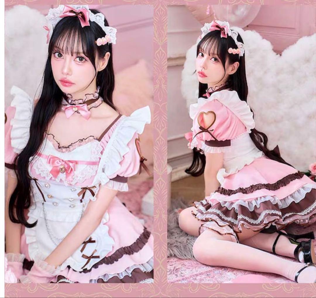 【完売品】Malymoon メルティホイップキャンディメイド ピンク