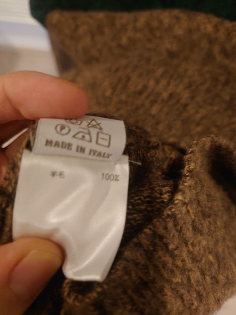 バーニーズニューヨーク　メリノウールニット　S. Merritt