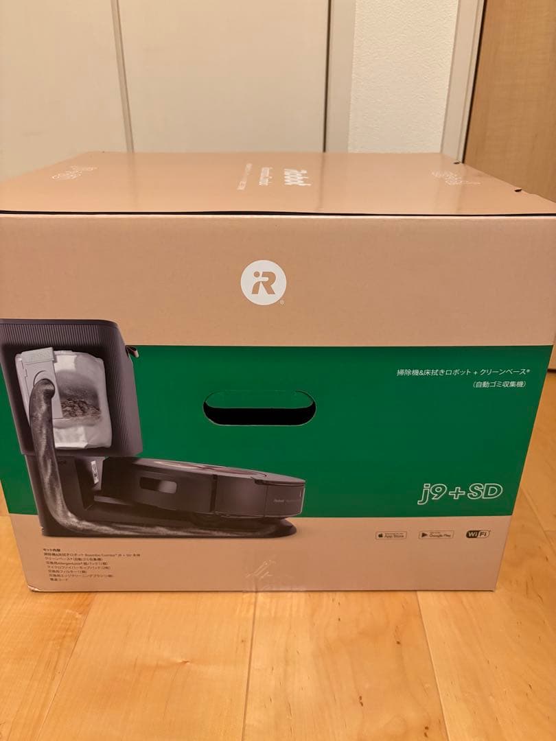 【新品未開封】ルンバコンボj9+SD ロボット掃除機 床拭 自動ゴミ捨て